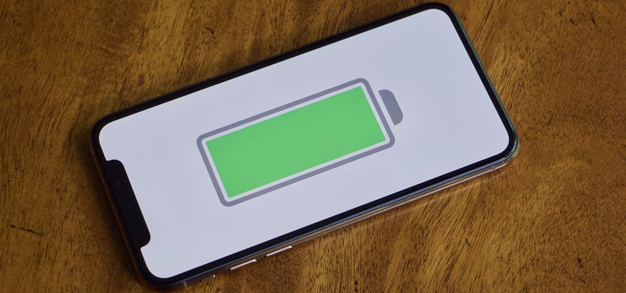 How to find out the percentage of battery power on iPhone X / XS / XS Max / XR?