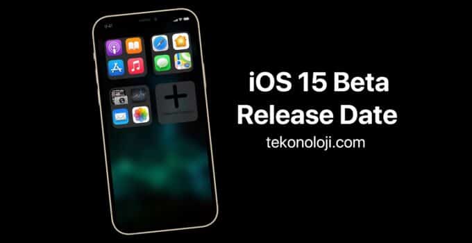 iOS 15 Beta Release Date