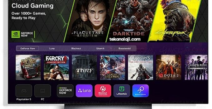 LG brings 4K streaming games to TVs in 2023