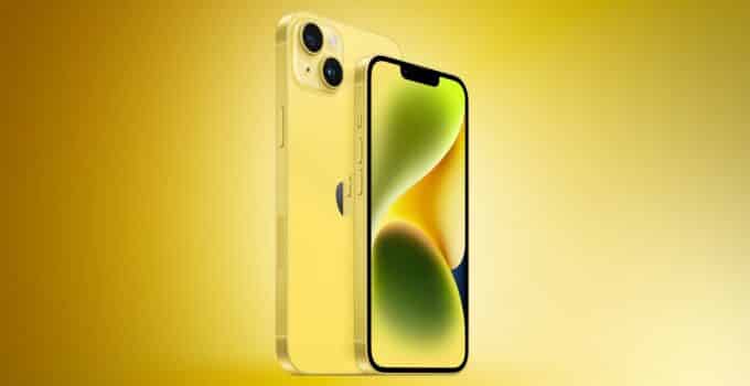 iPhone 14 and 14 Plus in yellow go to pre-orders