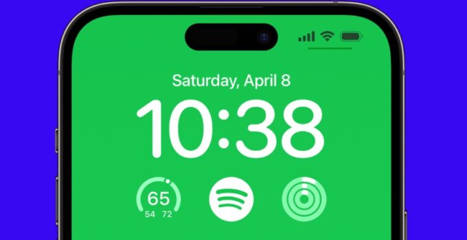 Spotify launches iPhone lock screen widget